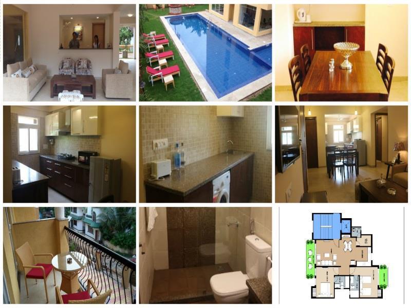 Veera Strand Park Serviced Apartments Calangute Exterior photo