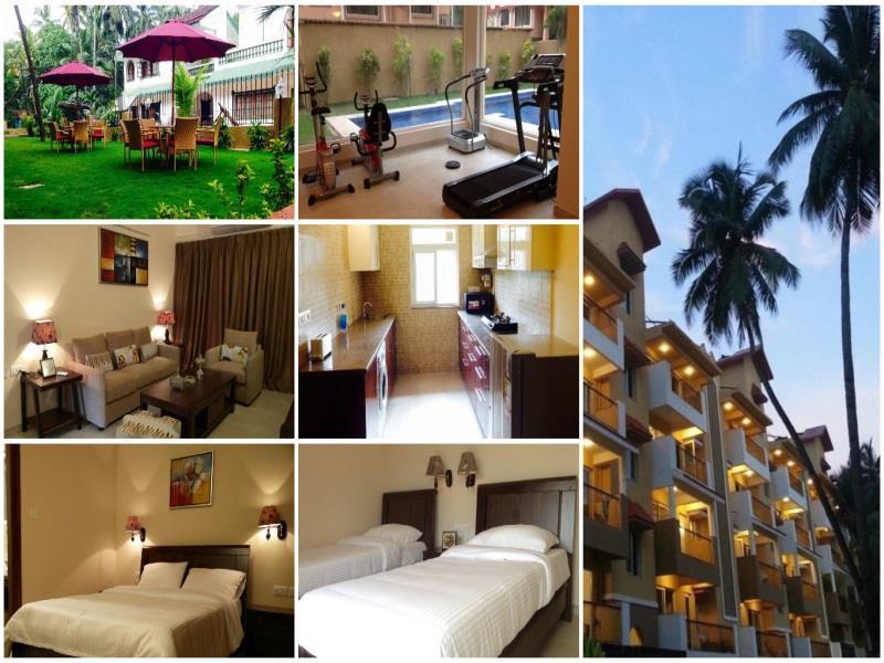 Veera Strand Park Serviced Apartments Calangute Exterior photo
